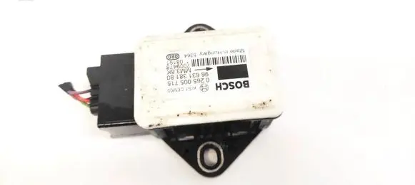 Citroen C5 ESP acceleration yaw rate sensor 9663138180 0265005715