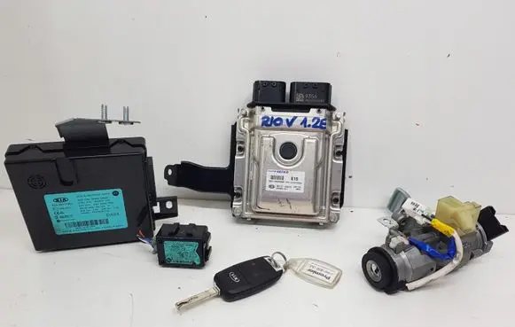 KIA Rio Engine ECU kit and lock set 3911703415