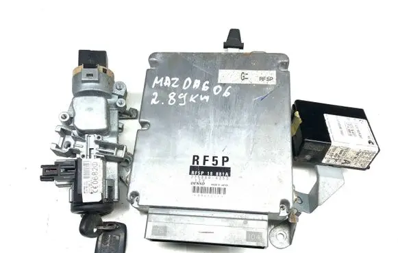 Mazda 6 Engine ECU kit and lock set RF5P18881A 2758006252 006252F
