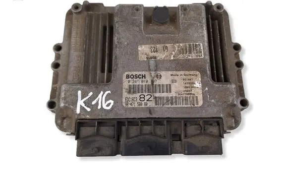Peugeot 307 Engine control unit/module 9647158080 021007 0281010707
