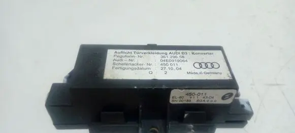 Audi A8 S8 D3 4E Door control unit/module 04E0919064