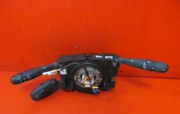 Peugeot 208 I Wiper turn signal indicator stalk/switch E10677110