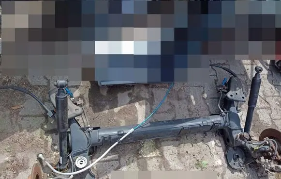 Citroen C3 Rear axle beam 6V6833334