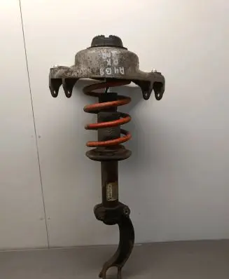 Front shock absorber with coil spring