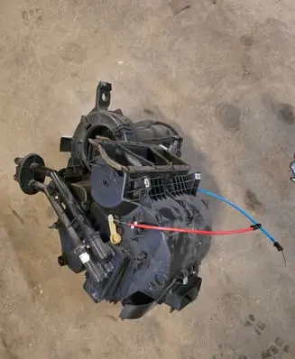 Interior heater climate box assembly