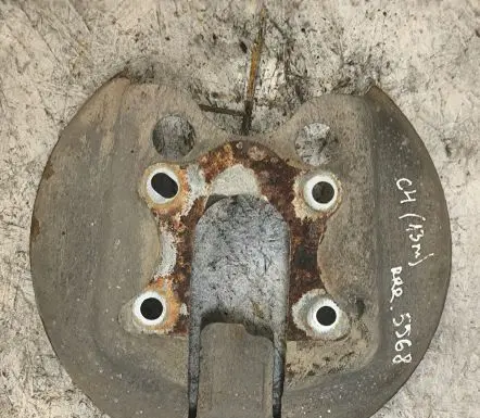 Citroen C4 II Rear brake disc plate dust cover 