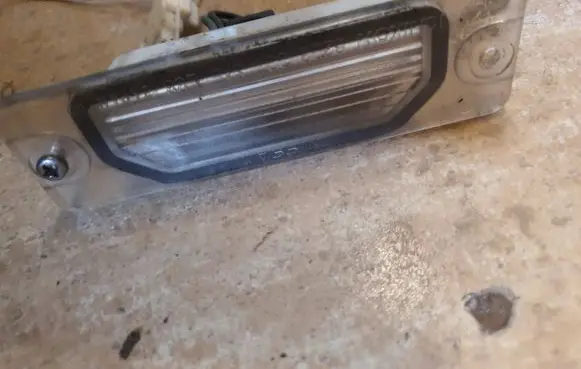Number plate light