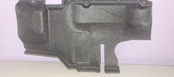 Heat shield in engine bay