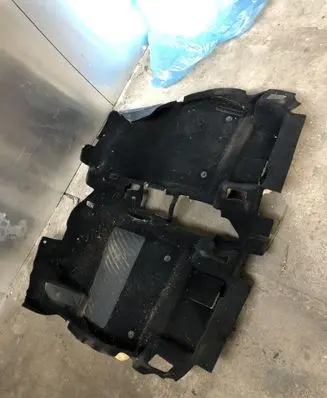 Opel Zafira C Front floor carpet liner 400597977