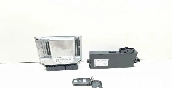 BMW 3 E90 E91 Engine ECU kit and lock set 8506438 0281016110 9217853