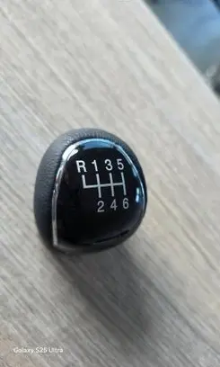 Gear lever shifter trim leather/knob