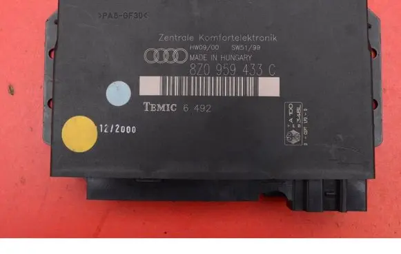 Audi A2 Comfort/convenience module 8Z0959433C
