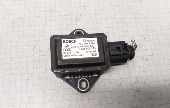 Audi A4 S4 B6 8E 8H ESP acceleration yaw rate sensor 8E0907637A 0265005245