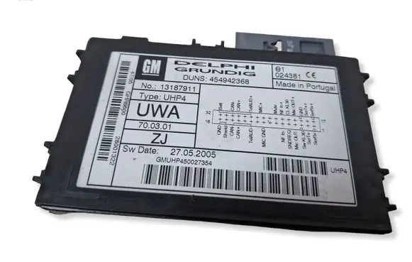 Opel Vectra C Other control units/modules 454942368 13187911 GMUHP450027354