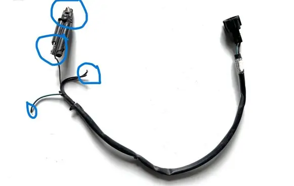 Nissan Rogue Headlight/headlamp wiring loom/harness 260384BA0A