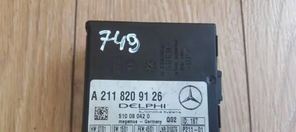 Mercedes-Benz C W203 Alarm control unit/module A2118209126 510080420