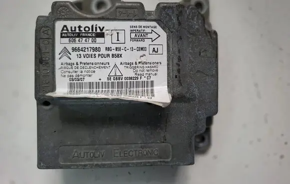 Citroen C4 Grand Picasso Airbag control unit/module 9664217980