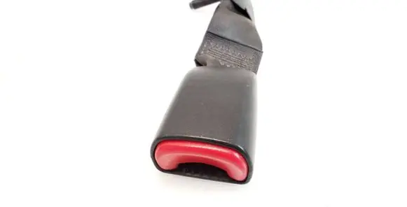 Rear seatbelt buckle