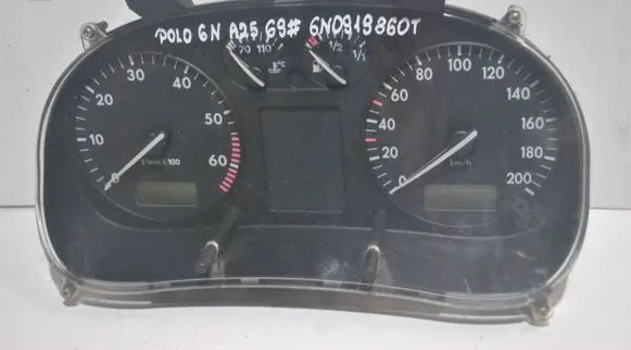 Volkswagen Polo III 6N 6N2 6NF Speedometer (instrument cluster) 6N0919860T 0263602005 S4113180672
