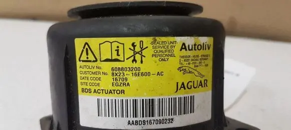 Jaguar XF X250 Pedestrian airbag 608803200 8X2316E600AC 602980000