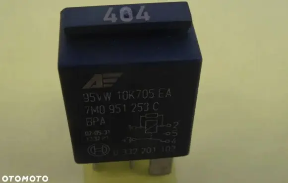 Audi A6 S6 C6 4F Other relay 7M0951253C 95VW10K705EA 0332201102