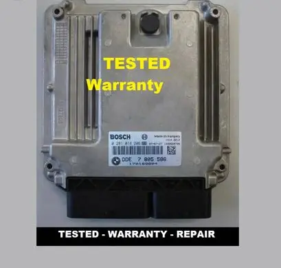 BMW 3 E90 E91 Engine control unit/module ECU 0281014206 7805586 DDE7805586