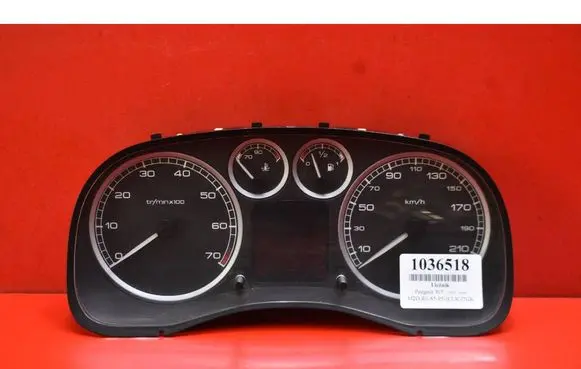 Peugeot 307 Speedometer (instrument cluster) 9645768480