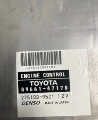 Toyota Prius (XW20) Engine control unit/module 8966147170 2751009521