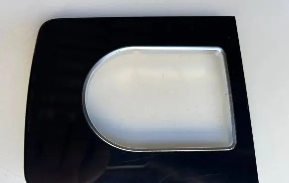 Gear shifter surround trim plastic