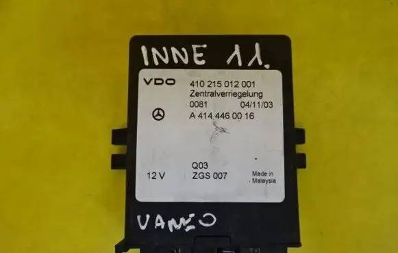 Mercedes-Benz Vaneo W414 Door central lock control unit/module A4144460016 410215012001
