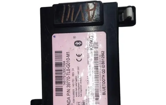 Honda Accord Bluetooth control unit module 39770TL0G010M1