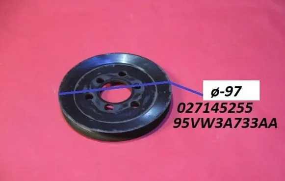 Seat Toledo I (1L) Power steering pump pulley 027145255 95VW3A733AA