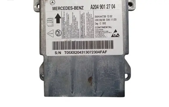 Mercedes-Benz C W204 Airbag control unit/module A2049012704 5WK44739