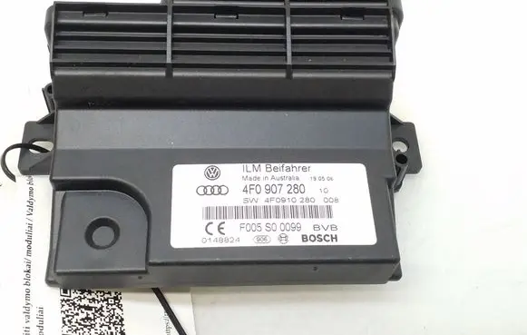 Audi A6 S6 C6 4F Other control units/modules 4F0907280 4F0910008 F005S00099