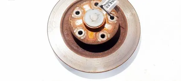 Renault Laguna III Rear brake disc neventiliuojamas