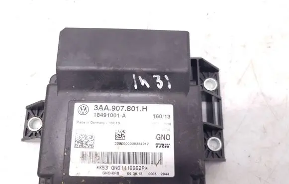 Volkswagen PASSAT B7 Hand brake control module 3AA907801H 18491001A