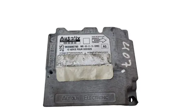 Peugeot 407 Airbag control unit/module 9655880780 603602600