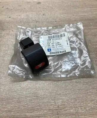 Opel Astra F Hazard light switch 9138043 09132302 09138043