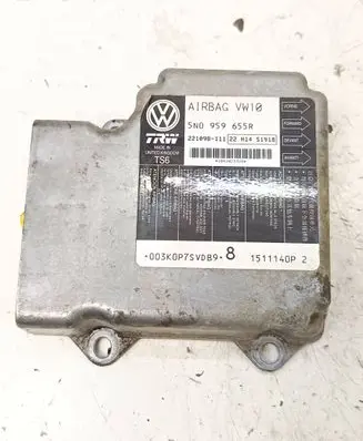 Volkswagen Tiguan Airbag control unit/module 5N0959655R 221098111 22H14S1918