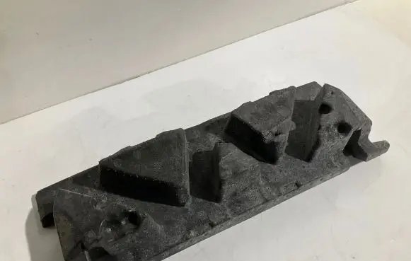 Front bumper foam support bar
