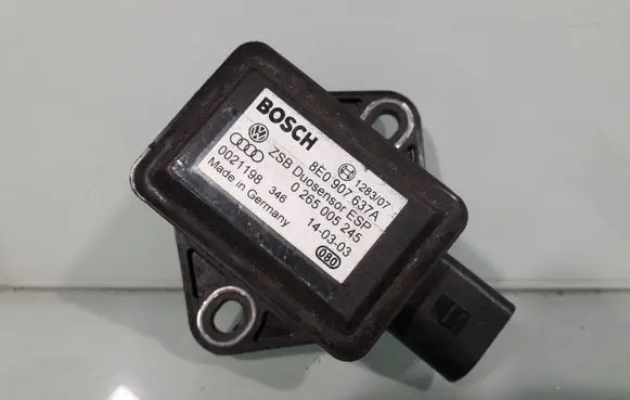 Audi A4 S4 B6 8E 8H ESP acceleration yaw rate sensor 8E0907637A