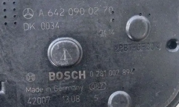 Mercedes-Benz GLK (X204) Throttle valve