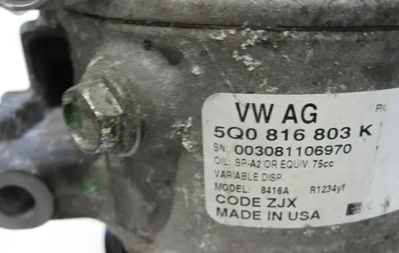 Skoda Kodiaq Air conditioning (A/C) compressor (pump) 5Q0816803K 003081106970