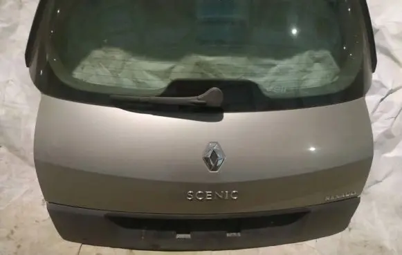Renault Scenic II - Grand scenic II Tailgate/trunk/boot lid sidabrinis