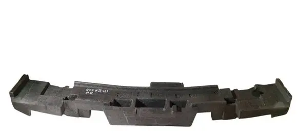 Front bumper foam support bar
