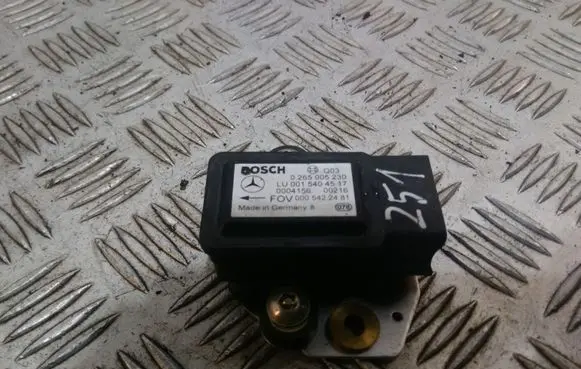 ESP acceleration yaw rate sensor