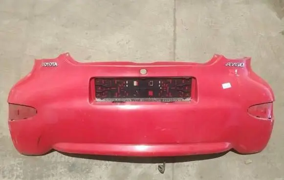 Toyota Aygo AB10 Rear bumper raudonas