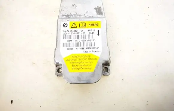 BMW 5 E60 E61 Airbag control unit/module 6577697837401 2204391-30