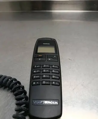 Volkswagen Phaeton Phone 3D0035624 0640109 8004655