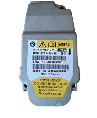 BMW 5 E60 E61 Airbag control unit/module 6577917201801